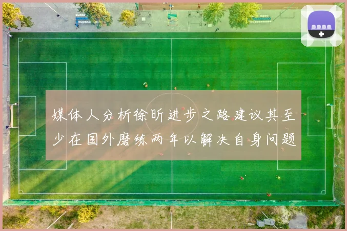 媒体人分析徐昕进步之路建议其至少在国外磨练两年以解决自身问题